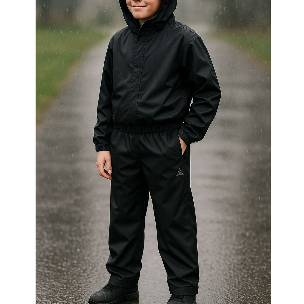 NWT RIPZONE Boys' Otter Rain Pant Black Beauty L